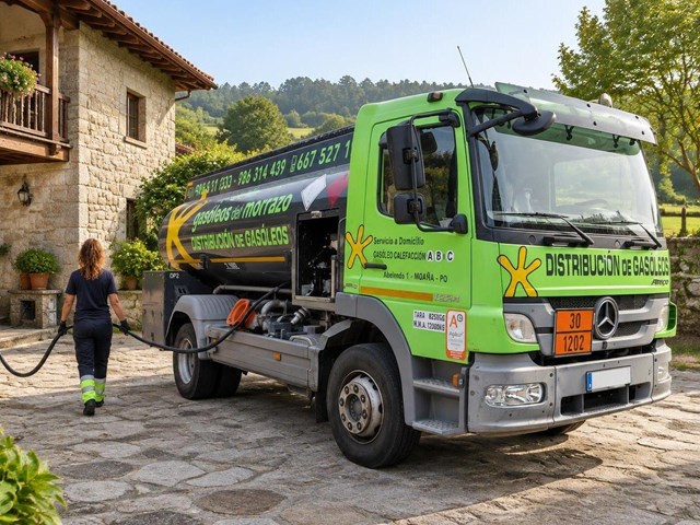 Reparto que llega hasta el último rincón: gasóleo a domicilio en Tomiño